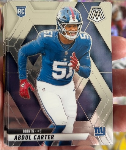 2025 Panini Mosaic #317 Abdul Carter — front