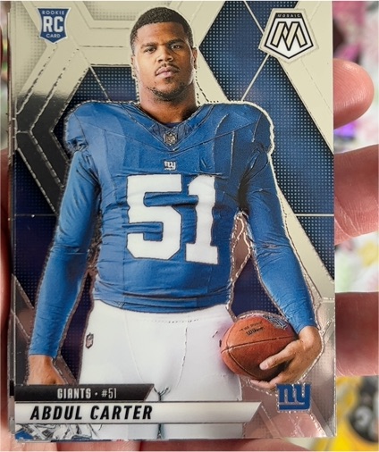 2025 Panini Mosaic #282 Abdul Carter — front