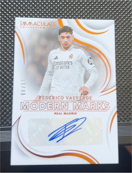 2024 Panini Immaculate Modern Marks Federico Valverde — front