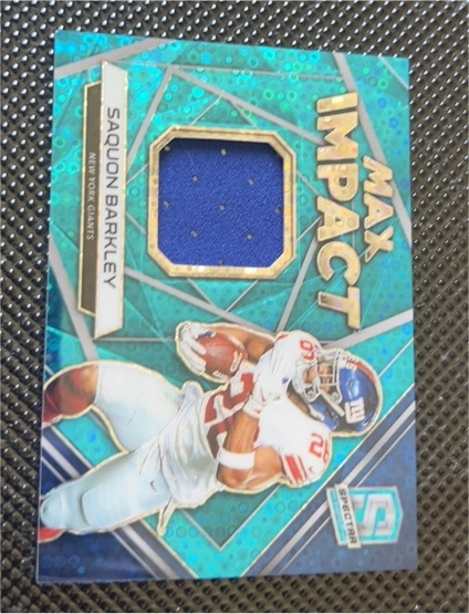 2019 Panini Spectra Max Impact #MI-47 Saquon Barkley — front