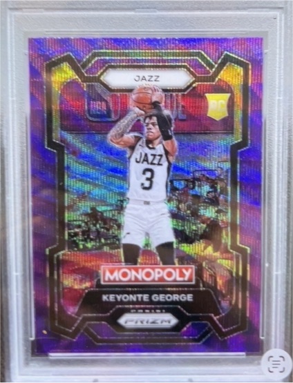 2023-24 Panini Prizm Monopoly #87 Keyonte George — front