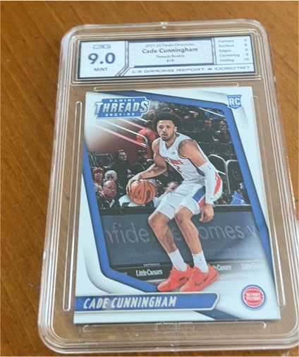 2021-22 Panini Chronicles Threads #79 Cade Cunningham RC — front