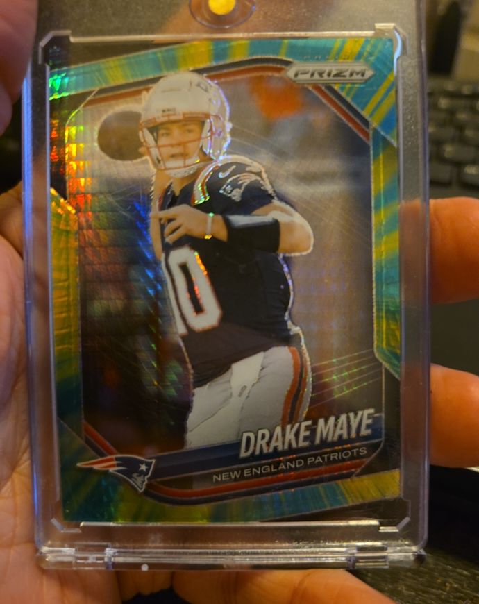 2025 Panini Prizm #165 Drake Maye — front