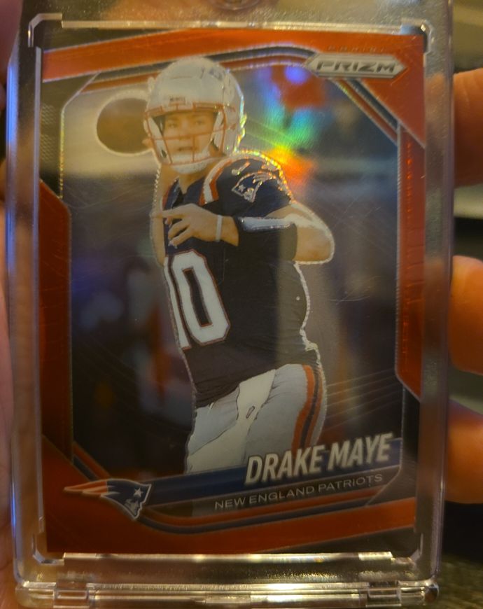 2025 Panini Prizm #165 Drake Maye — front