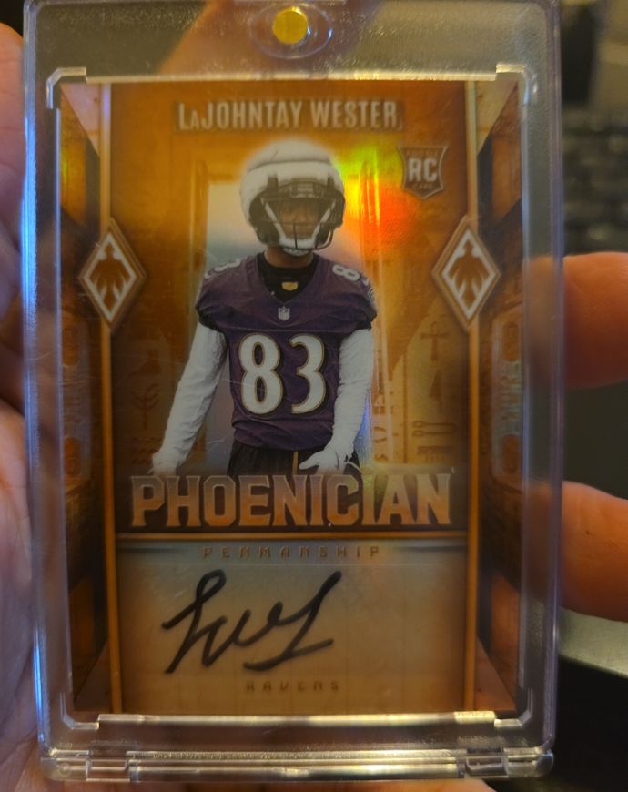 2025 Panini Phoenix Phoenician Penmanship #PHP-LWR LaJohntay Wester — front