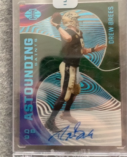 2020 Panini Illusions Astounding #A12 Drew Brees — front