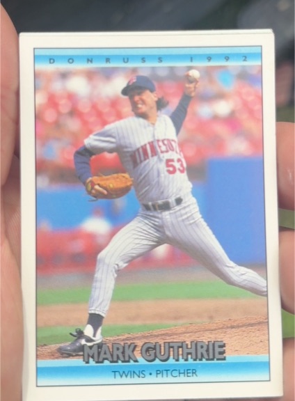 1992 Donruss #691 Mark Guthrie Minnesota Twins — front