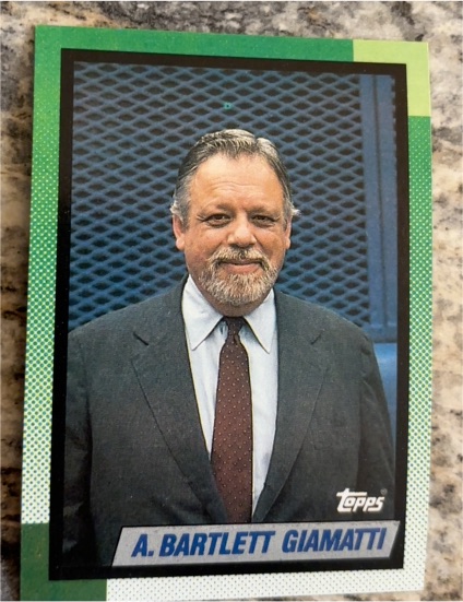 1990 Topps #396 A. Bartlett Giamatti — front