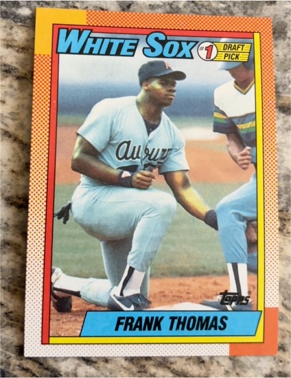 1990 Topps #414 Frank Thomas — front