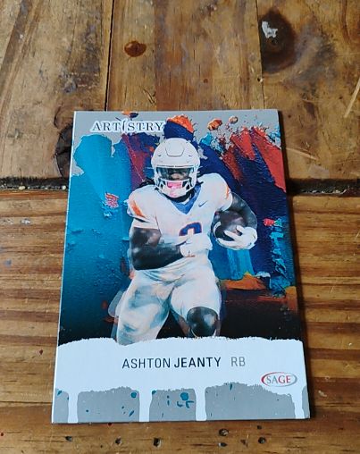 2025 Sage Artistry #1 Ashton Jeanty — front