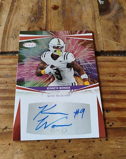 2025 Sage High Series #A-KW2 Kenneth Womack — front