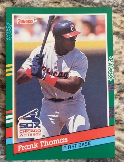 1991 Donruss #477 Frank Thomas — front