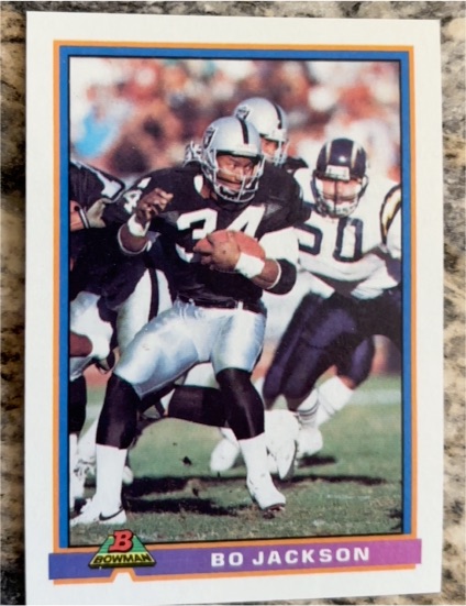 1991 Bowman #243 Bo Jackson — front