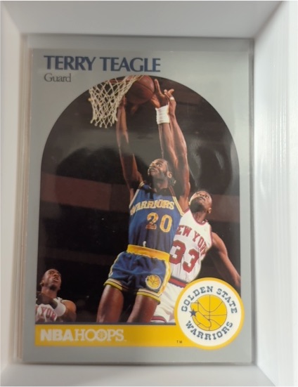 1990-91 NBA Hoops #120 Terry Teagle — front
