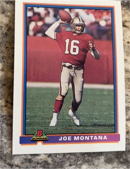 1991 Bowman #479 Joe Montana — front
