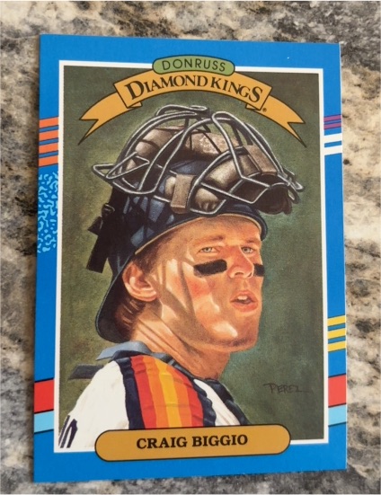 1990 Donruss Diamond Kings #2 Craig Biggio — front