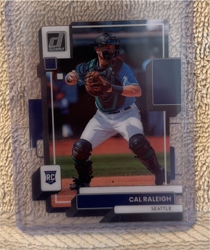 2022 Panini Chronicles Clearly Donruss #4 Cal Raleigh — front