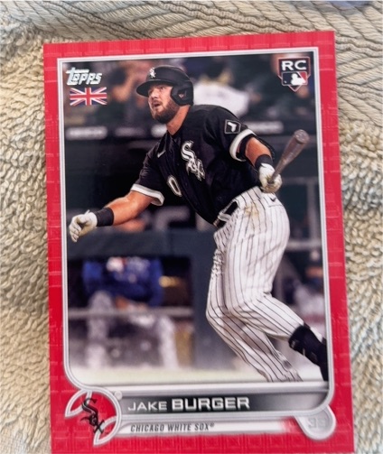 2022 Topps UK Edition #15 Jake Burger — front