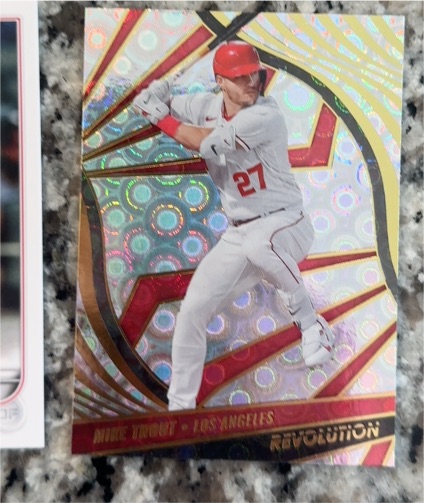 2022 Panini Chronicles Revolution #68 Mike Trout — front