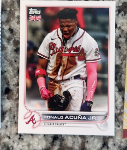 2022 Topps UK Edition #220 Ronald Acuña Jr. — front
