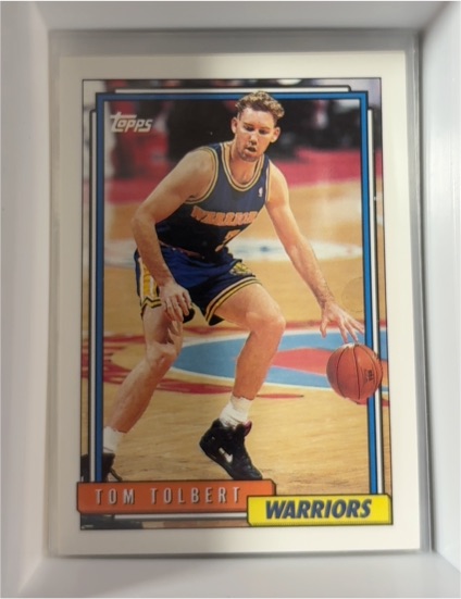 1992-93 Topps #81 Tom Tolbert — front