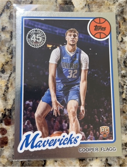 2025-26 Topps 1980-81 Basketball #80BK-51 Cooper Flagg — front