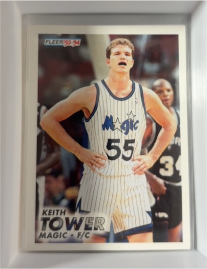 1993-94 Fleer #347 Keith Tower — front
