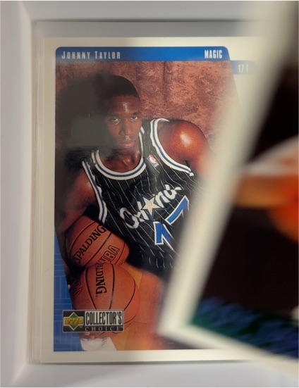 1997-98 Upper Deck Collector's Choice #299 Johnny Taylor — front