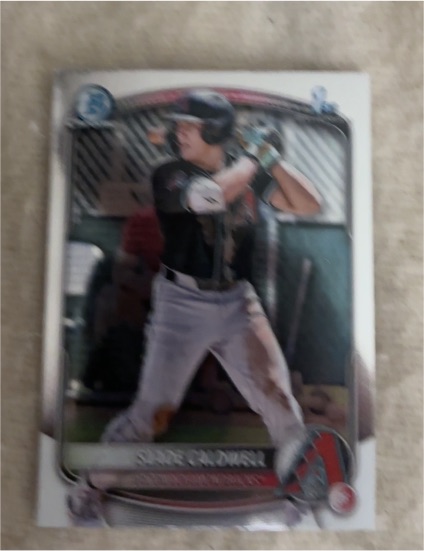 2025 Bowman Chrome #BCP-21 Slade Caldwell — front