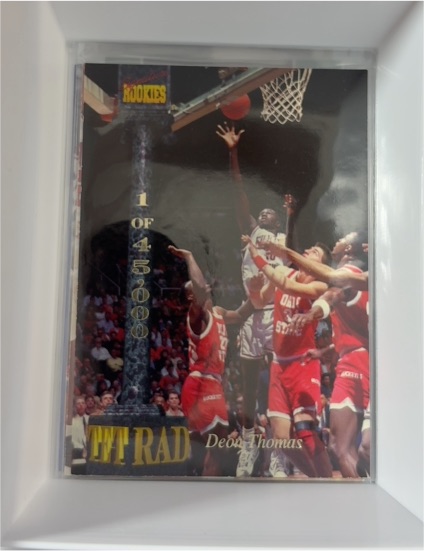 1994 Signature Rookies Tetrad #LXXVI Deon Thomas — front