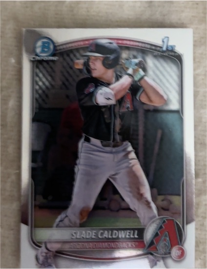 2025 Bowman Chrome #BCP-21 Slade Caldwell — front