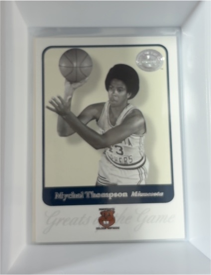 2001 Fleer Greats of the Game #58 Mychal Thompson — front