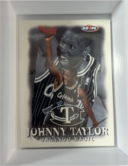1998-99 NBA Hoops #63 Johnny Taylor — front