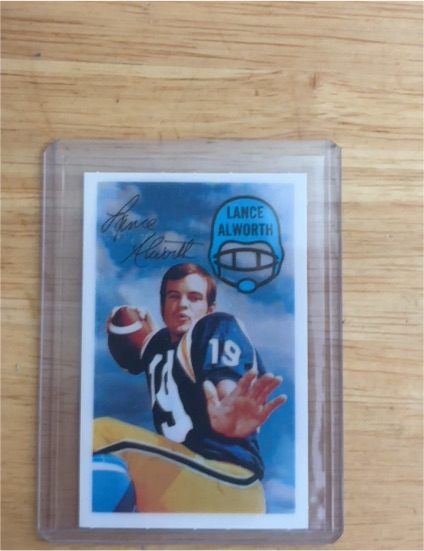 1970 Kellogg's #40 Lance Alworth — front