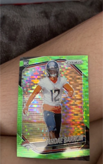 2025 Panini Prizm #350 Jahdae Barron — front