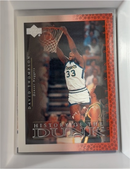 1999-00 Upper Deck Legends History of the Dunk #56 David Thompson — front
