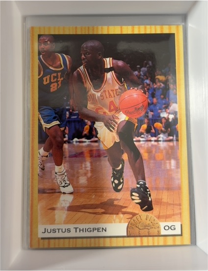 1993 Classic Draft Picks #71 Justus Thigpen — front