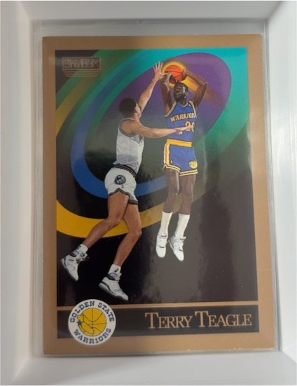 1990-91 SkyBox #102 Terry Teagle — front