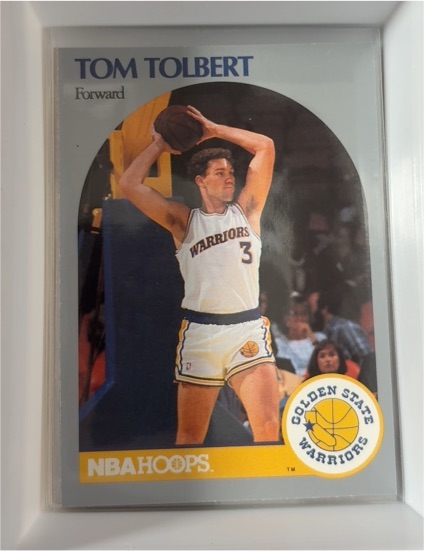 1990-91 Hoops #121 Tom Tolbert — front