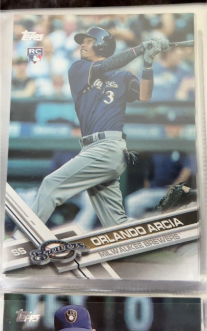 2017 Topps #255 Orlando Arcia — front