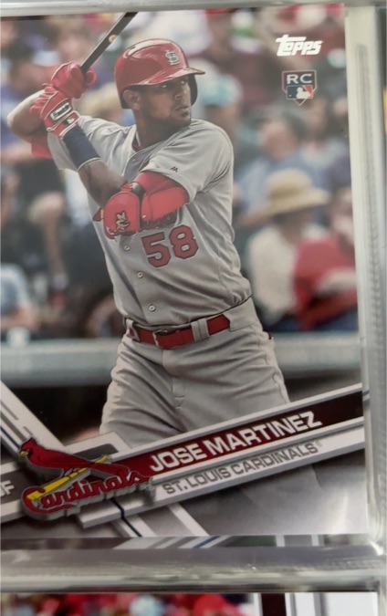 2017 Topps #448 Jose Martinez — front
