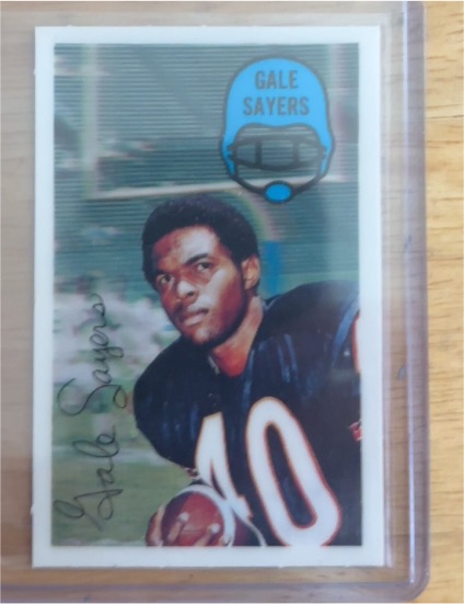 1970 Kellogg's 3-D Super Stars #51 Gale Sayers — front