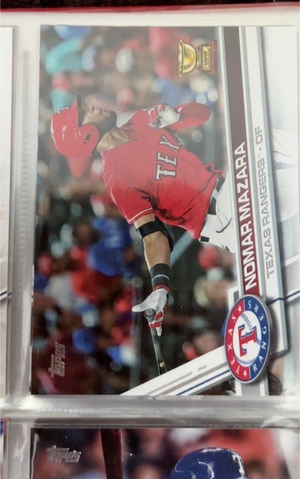 2017 Topps #233 Nomar Mazara Texas Rangers — front
