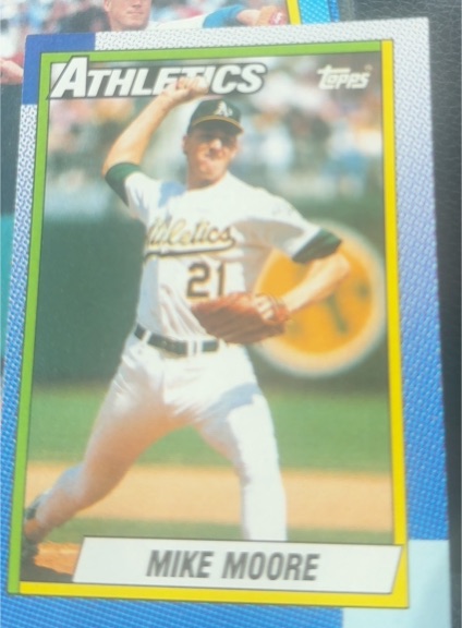 1990 Topps #175 Mike Moore — front