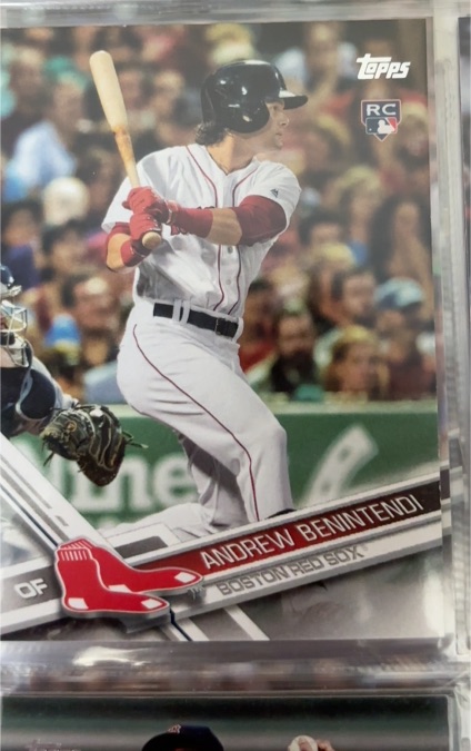 2017 Topps #283 Andrew Benintendi — front