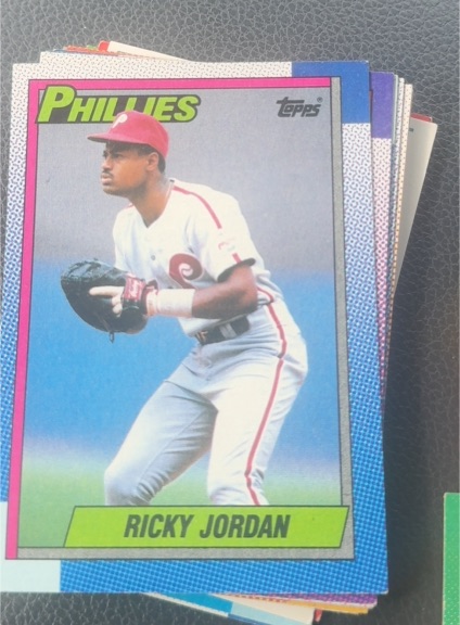 1990 Topps #216 Ricky Jordan — front