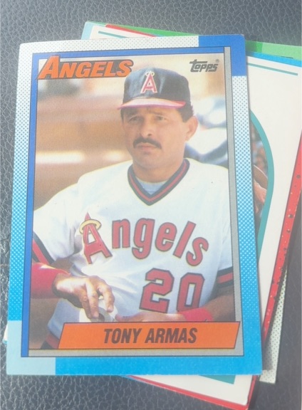 1990 Topps #603 Tony Armas — front