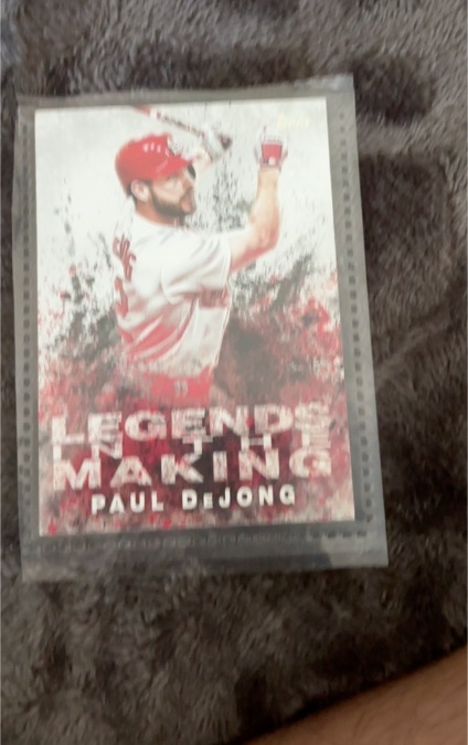 2018 Topps Update #LITM-27 Paul DeJong Legends in the Making Blue — front