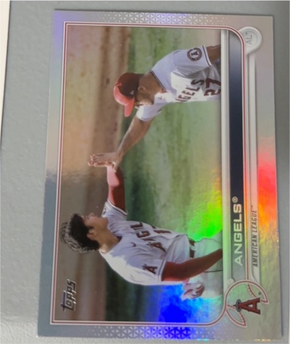 2022 Topps Series 1 #159 Mike Trout, Shohei Ohtani — front