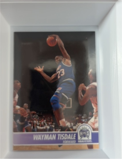 1991-92 NBA Hoops #187 Wayman Tisdale — front